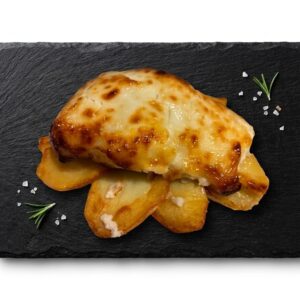 Bacallà gratinat amb all i oli